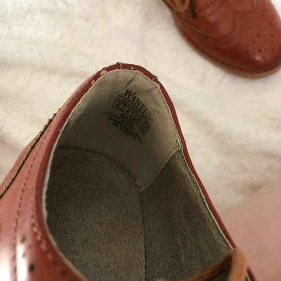 Orange/Brown Oxford’s women's 6.5 - Picture 2 of 6